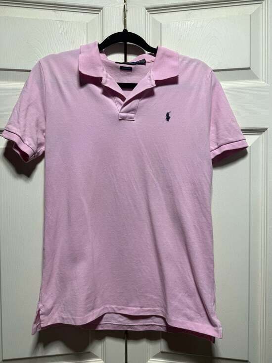 Polo Ralph Lauren Other - Polo Ralph Lauren Classic Fit Pink Polo preppy Shirt Size youth L (14-16)